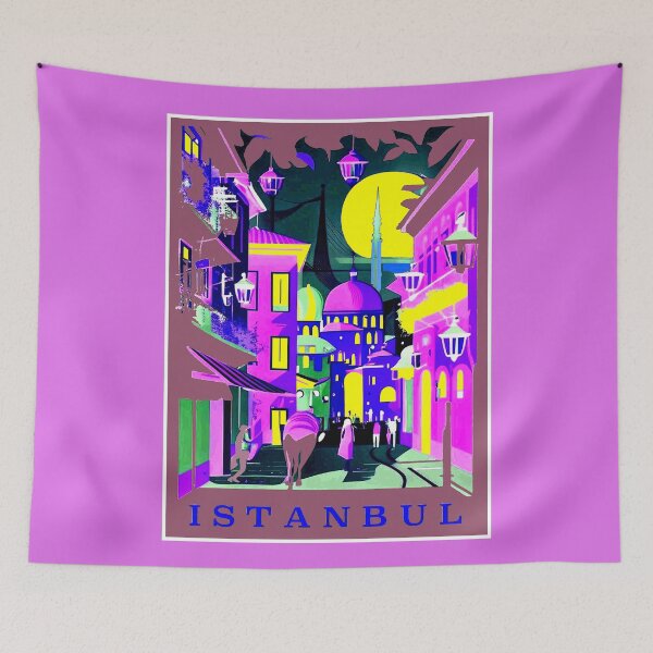 Item preview,  Istanbul Turkey Vintage Travel and Tourism Advertising Print designed and sold by posterbobs.