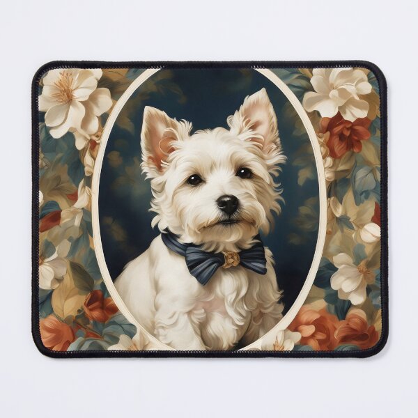 Item preview, West Highland White Terrier inspired by Impressionism designed and sold by bloomandbark.