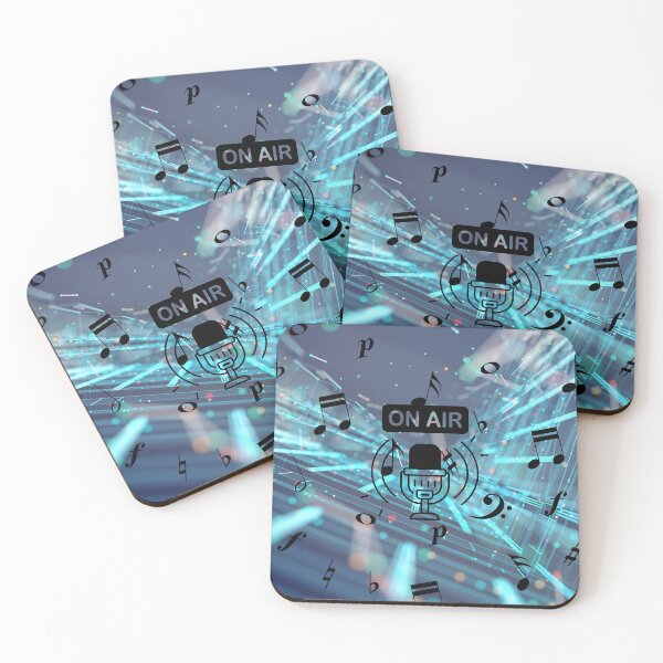 Item preview, Music On Air Everywhere designed and sold by BrightrDayMusicArt.
