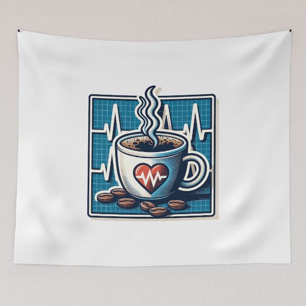 Item preview, Wake Up Your Heart with an Energizing Coffee! designed and sold by 0penvimark.