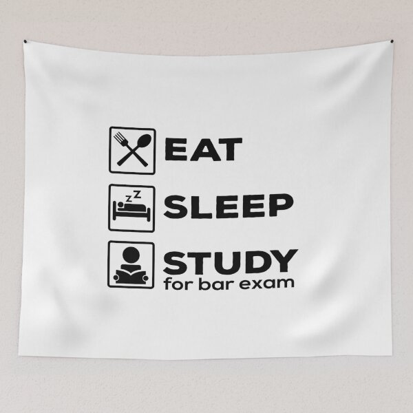 Item preview, Eat Sleep Study for Bar Exam designed and sold by jaygo.