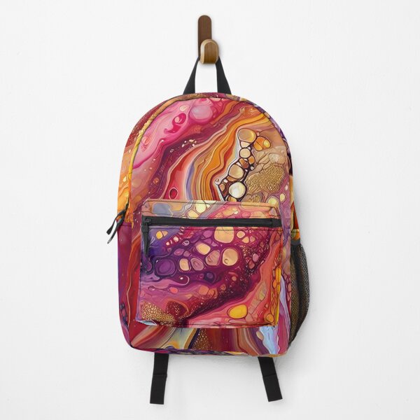 Item preview, Sunset Colors Paint Pour designed and sold by Debbie Schulte.