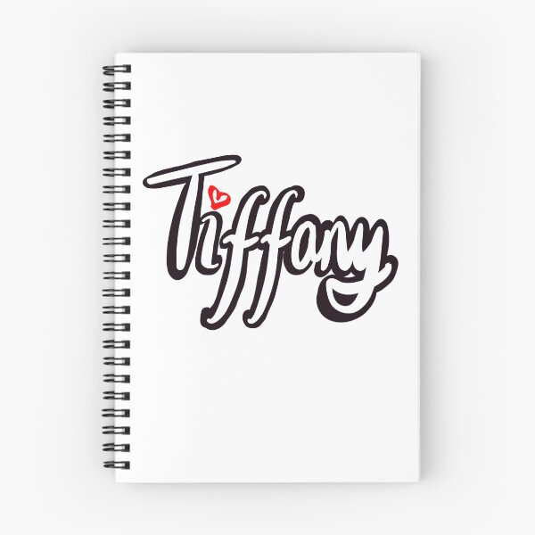 Item preview, Tiffany popular girls and women name in cursive white lettering. Personalized personalised customized name Tiffany designed and sold by Artonmytee.