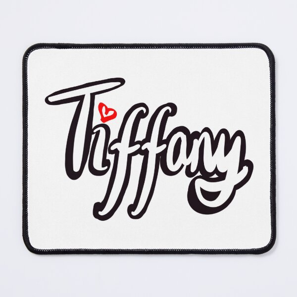 Item preview, Tiffany popular girls and women name in cursive white lettering. Personalized personalised customized name Tiffany designed and sold by Artonmytee.