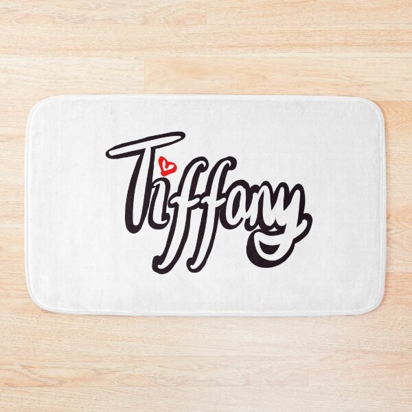 Item preview, Tiffany popular girls and women name in cursive white lettering. Personalized personalised customized name Tiffany designed and sold by Artonmytee.