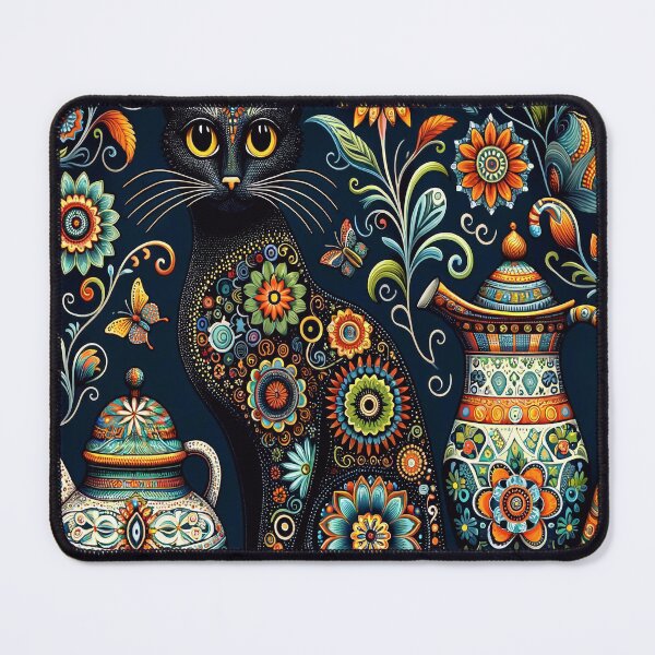Item preview, Floral Feline designed and sold by M-Y-A-R-T-.