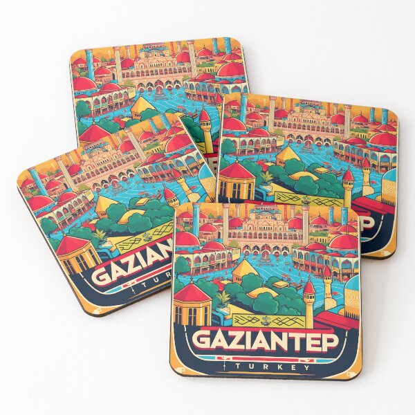 Item preview, Gaziantep Turkey Vintage Travel Tourism  designed and sold by TravelersGems.
