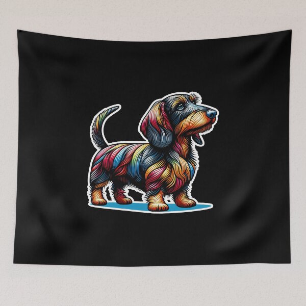 Item preview, Wire-haired Dachshund designed and sold by ThisDress.