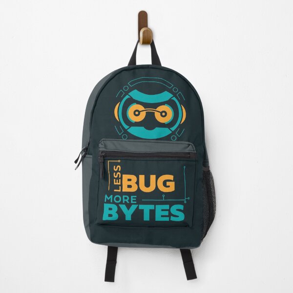 Item preview, Less Bug More Bytes With Bot, Playful Design designed and sold by iamKaye.
