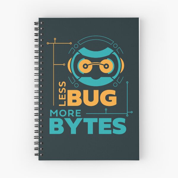 Item preview, Less Bug More Bytes With Bot, Playful Design designed and sold by iamKaye.