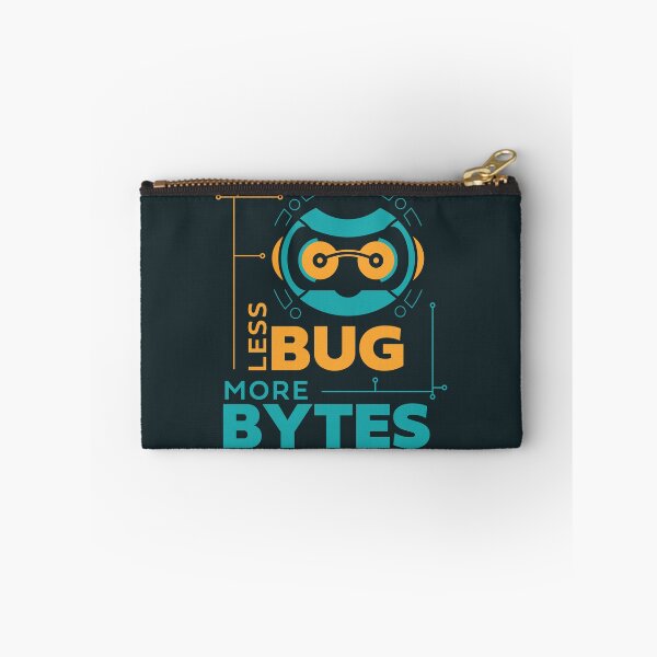 Item preview, Less Bug More Bytes With Bot, Playful Design designed and sold by iamKaye.