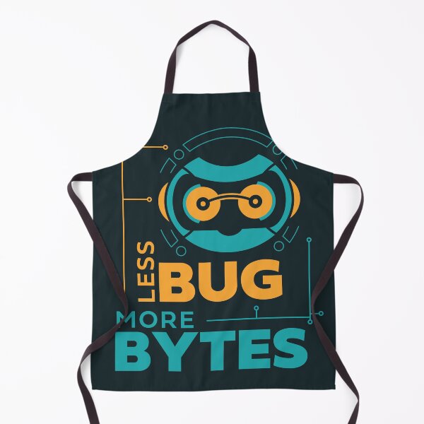 Item preview, Less Bug More Bytes With Bot, Playful Design designed and sold by iamKaye.