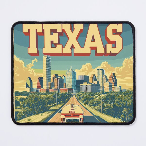 Item preview, Texas City Poster designed and sold by nomiraclehere.