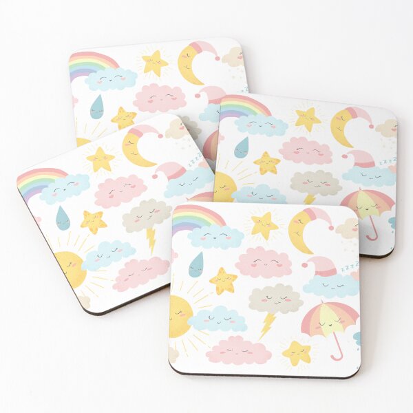 Item preview, Cute smiling weather elements designed and sold by DarianaArt.