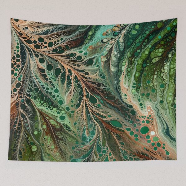 Item preview, Forest Colors Paint Pour designed and sold by Debbie Schulte.