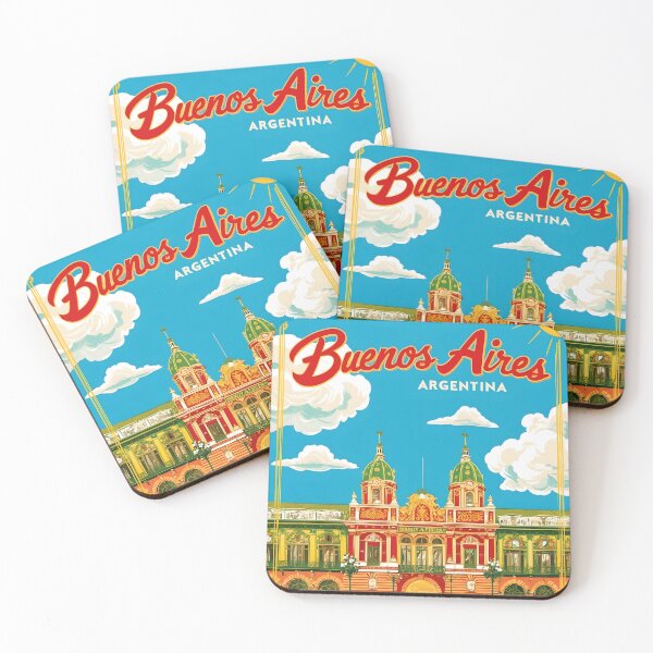 Item preview, Buenos Aires Argentina Vintage Travel Tourism  designed and sold by TravelersGems.