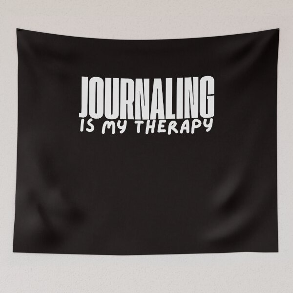 Item preview,  journaling is my therapy designed and sold by ladylalitafanta.