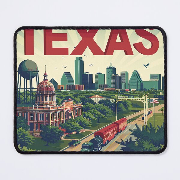 Item preview, Texas City Art designed and sold by nomiraclehere.