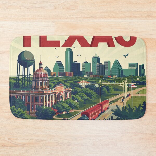 Item preview, Texas City Art designed and sold by nomiraclehere.