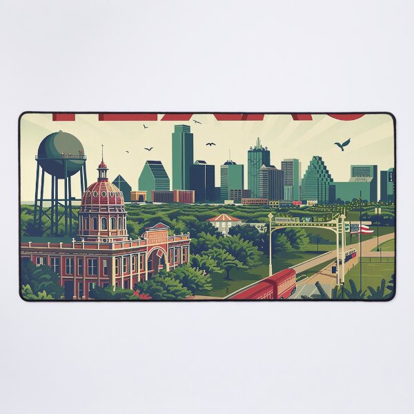 Item preview, Texas City Art designed and sold by nomiraclehere.
