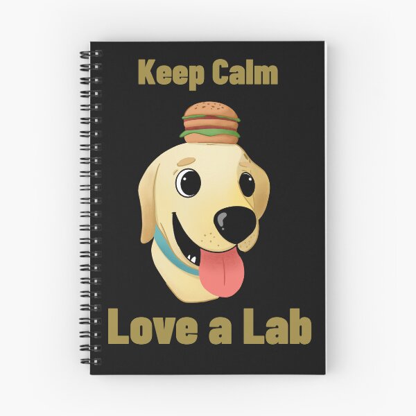Item preview, Keep Calm Love a Lab Labby Yellow Lab designed and sold by SvenJ94.
