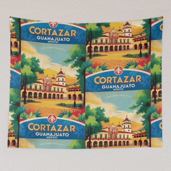 Item preview, Cortazar Guanajuato Mexico Vintage Travel Tourism  designed and sold by TravelersGems.