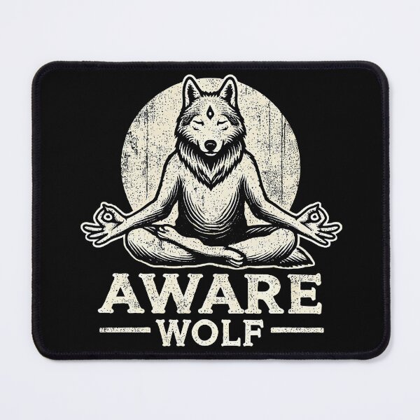 Item preview, Aware wolf designed and sold by lliiaa1111.