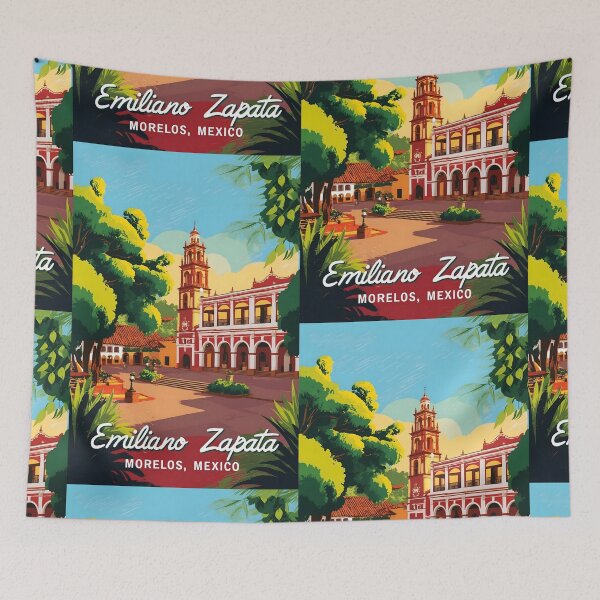 Item preview, Emiliano Zapata Morelos Mexico Vintage Travel Tourism  designed and sold by TravelersGems.