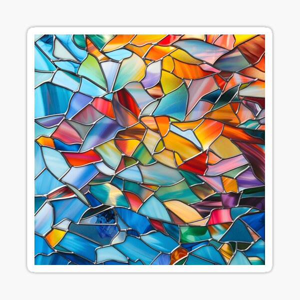 Item preview, „Lebendige Kaleidoskop-Glassplitter“ designed and sold by mebraart.