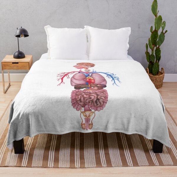Item preview, Watercolor human internal organs and cardiovascular system designed and sold by Ekaterina Glazkova.