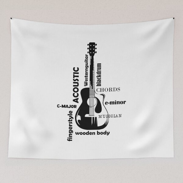 Item preview, Collage Music Guitar Player Musician Passion Symbol Logo Graphic designed and sold by AndreMi.