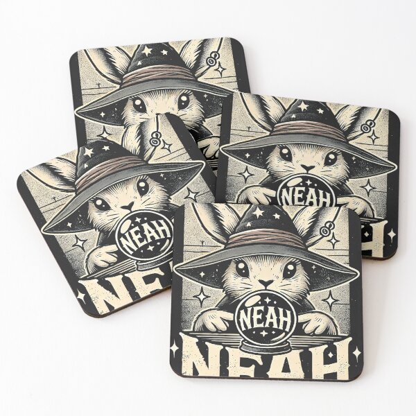 Item preview, Rabbit guessing the answer with a crystal ball - neah designed and sold by lliiaa1111.