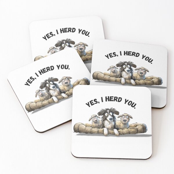 Item preview, Yes, I herd you, border collie designed and sold by anetazakova.
