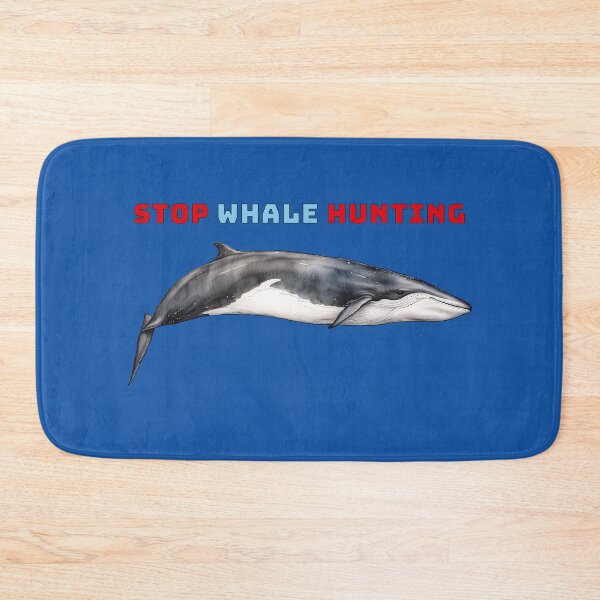 Item preview, Stop whale hunting.Common whale (Balaenoptera physalus) fin whale, designed and sold by ElenaHrubes.