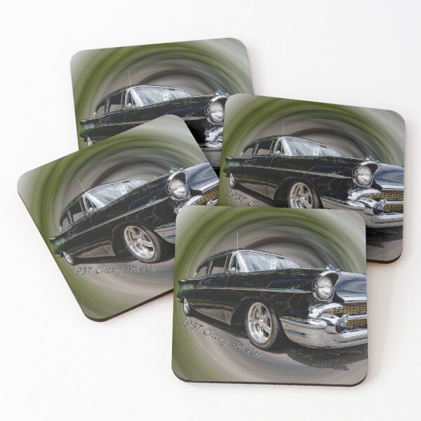 Item preview, Classic Black 57 Chevy Bel Air Text designed and sold by mljdwhite.