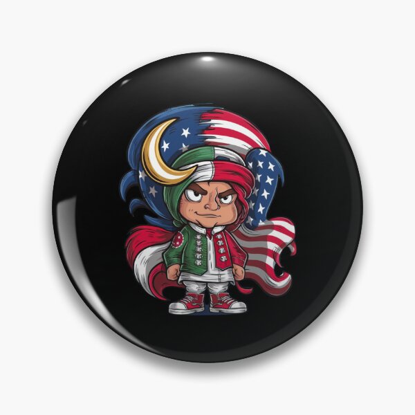 Item preview, Pakistani-American Unity: Blend of Flags Design designed and sold by BunBuntheDog-.