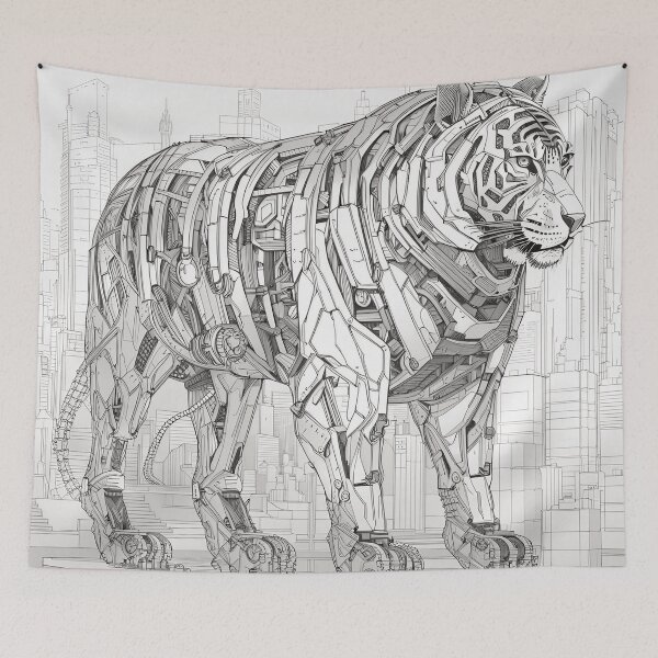Item preview, Recharging Tiger designed and sold by Syrupulse.