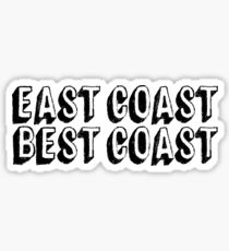 East Coast Best Coast | Hipster Teen Sticker