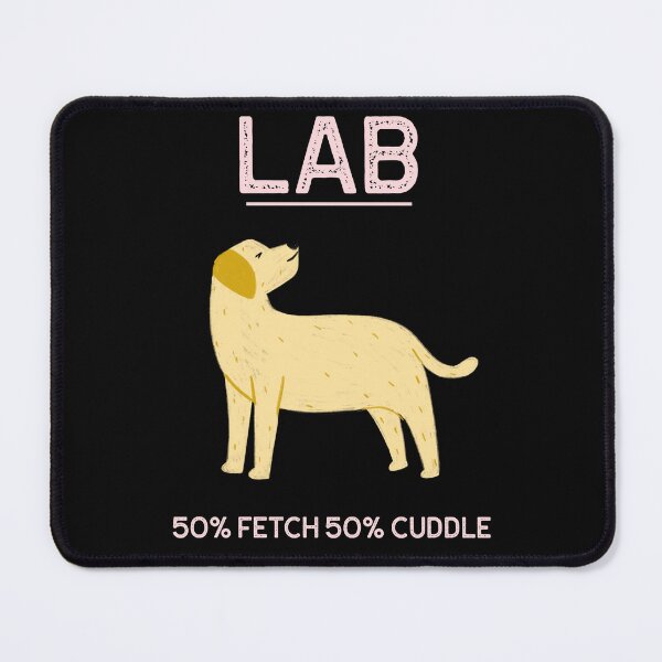 Item preview, Lab 50% Fetch 50% Cuddle Labby Yellow Lab designed and sold by SvenJ94.