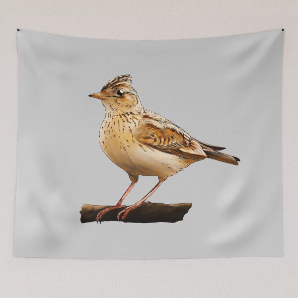 Item preview, Cute little crested skylark designed and sold by Kat-D-Art.