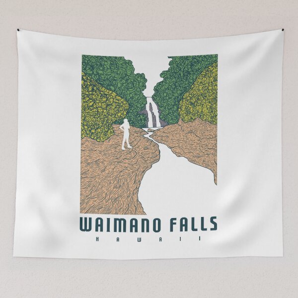 Item preview, Waimano Falls – Hawaii hiker designed and sold by Moritz Schwäble.