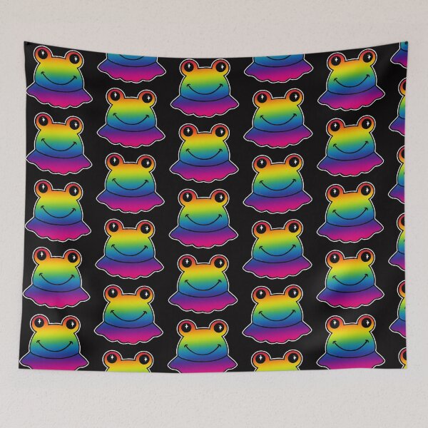 Item preview, Rainbow Froggy Hat designed and sold by Violet-Pirate.