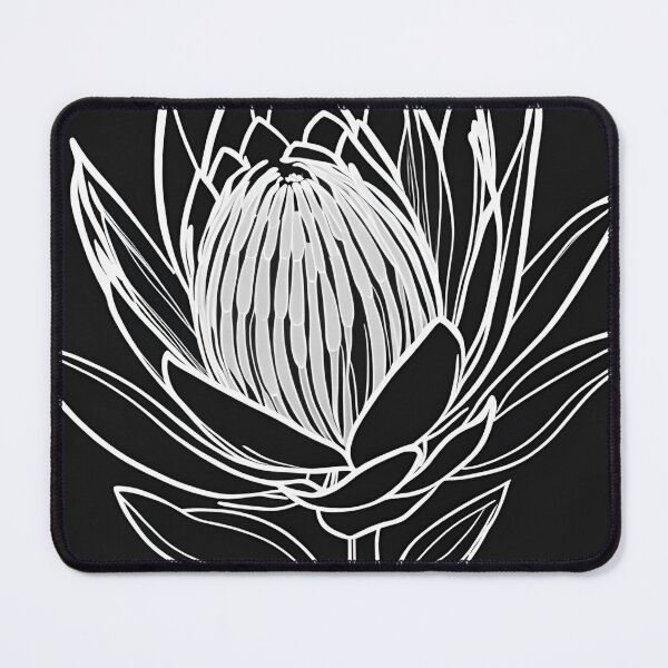 Item preview, minimalist Protea flower designed and sold by Yeyishop.