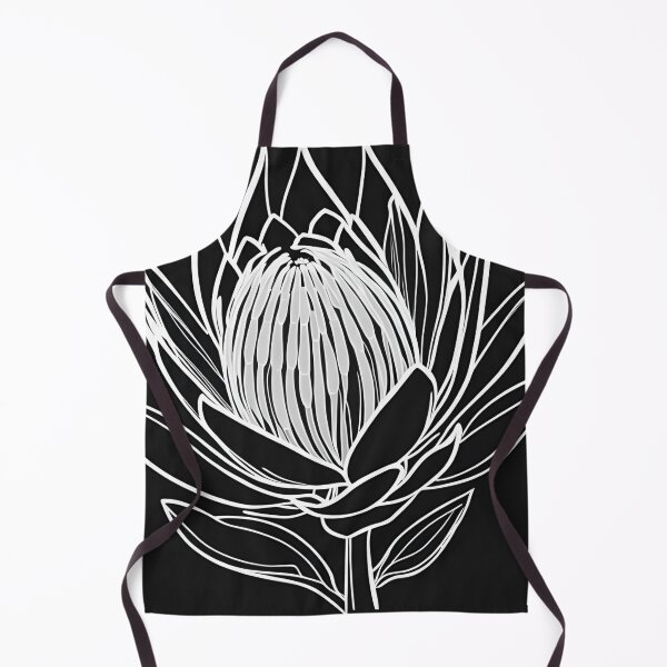 Item preview, minimalist Protea flower designed and sold by Yeyishop.