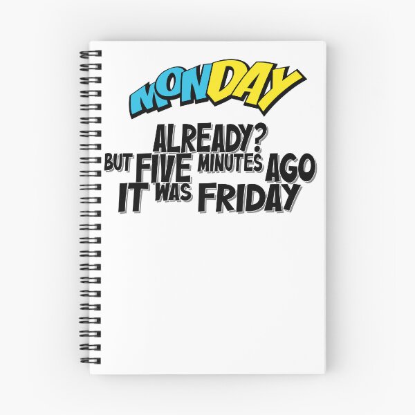 Item preview, Funny Monday Quote, Comic Font, designed and sold by Henrylizarraga.