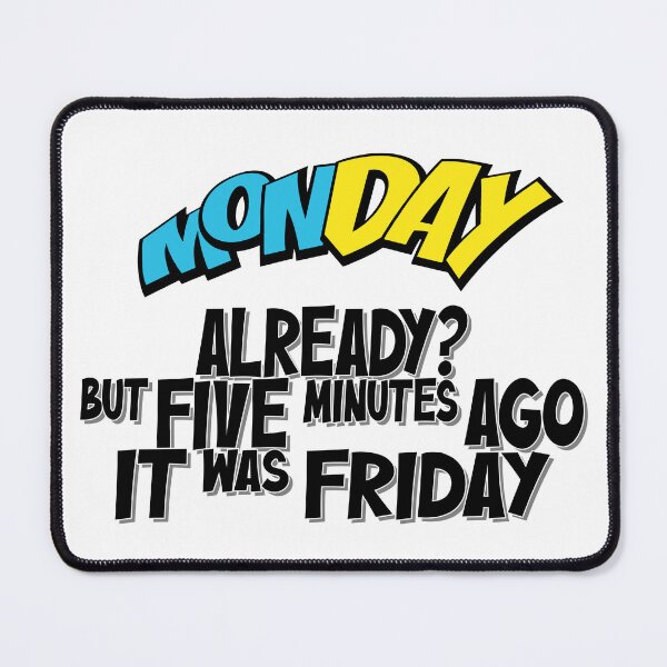 Item preview, Funny Monday Quote, Comic Font, designed and sold by Henrylizarraga.