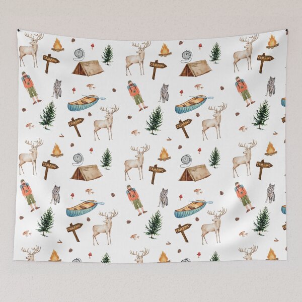Item preview, Camping summer forest wild designed and sold by anetazakova.