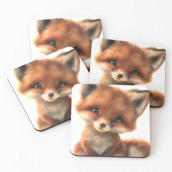Item preview, Cute little fluffy red fox designed and sold by MyMagicPixel.