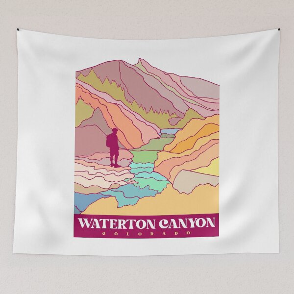 Item preview, Waterton Canyon – Colorado hiker designed and sold by Moritz Schwäble.