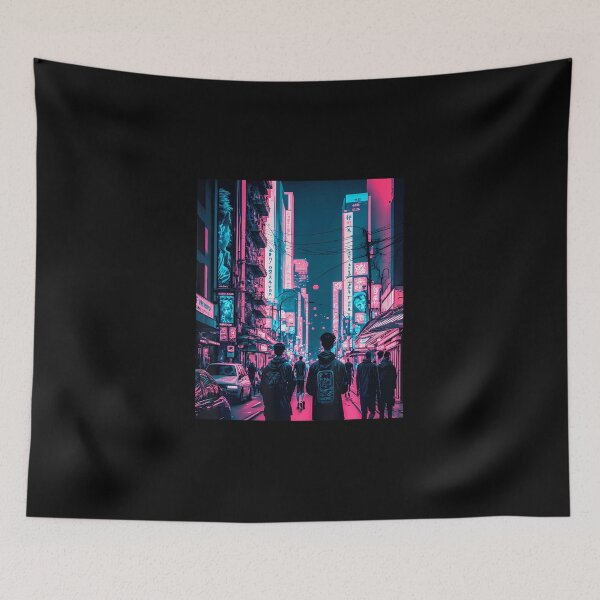Item preview, Nightlife In Tokyo designed and sold by percyeiene.